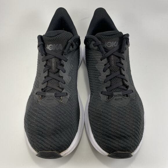 Hoka One One Solimar Running Shoes Womens Size 9 B Black White Athletic Knit - Picture 3 of 9
